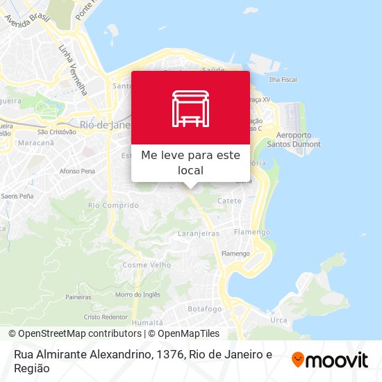 Rua Almirante Alexandrino, 1376 mapa