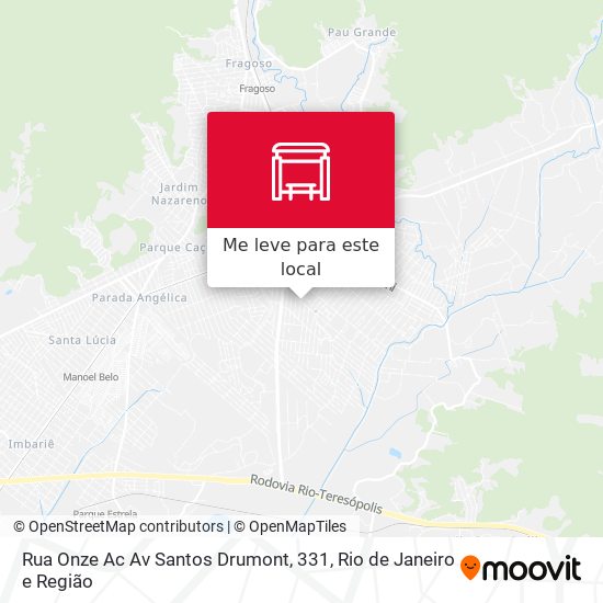 Rua Onze Ac Av Santos Drumont, 331 mapa