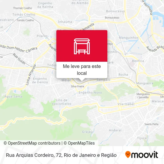 Rua Arquias Cordeiro, 72 mapa