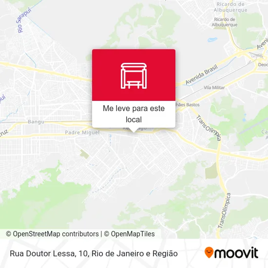 Rua Doutor Lessa, 10 mapa