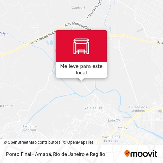 Ponto Final - Amapá mapa
