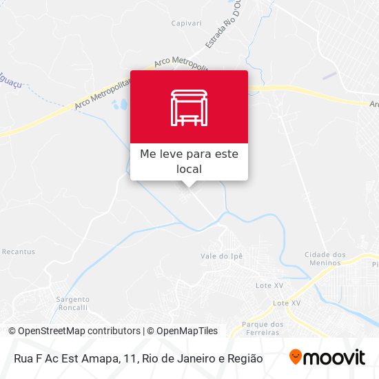 Rua F Ac Est Amapa, 11 mapa
