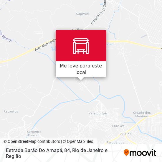 Estrada Barão Do Amapá, 84 mapa