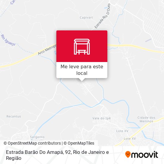 Estrada Barão Do Amapá, 92 mapa