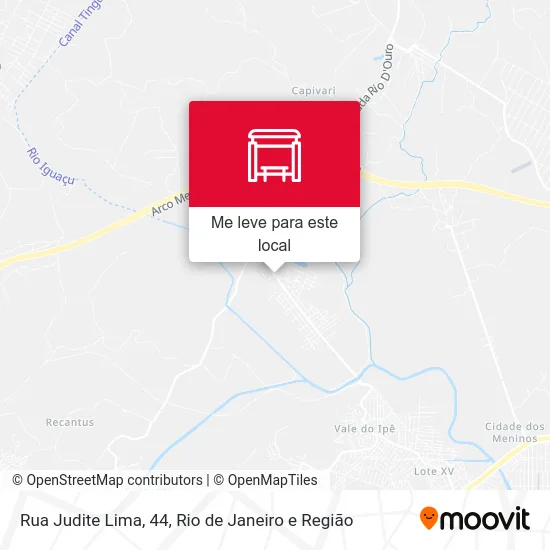 Rua Judite Lima, 44 mapa