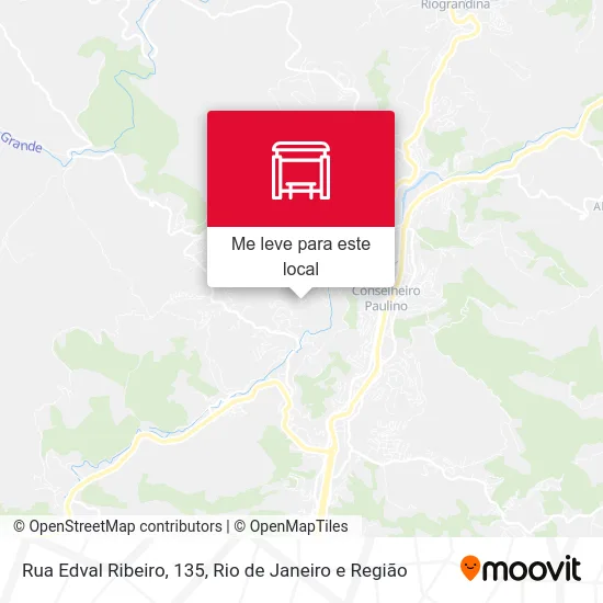 Rua Edval Ribeiro, 135 mapa