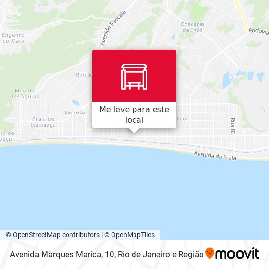 Avenida Marques Marica, 10 mapa