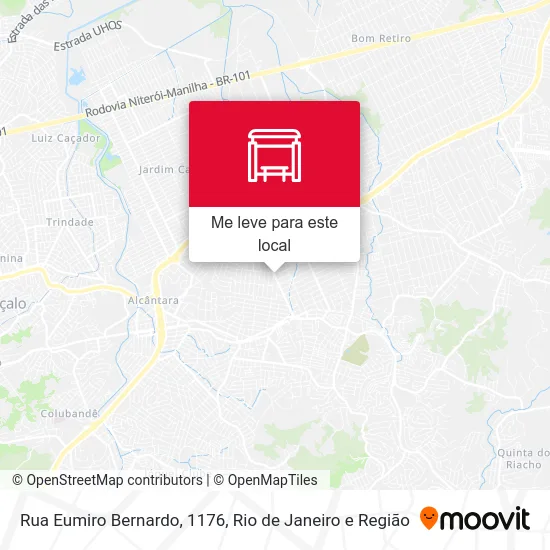 Rua Eumiro Bernardo, 1176 mapa