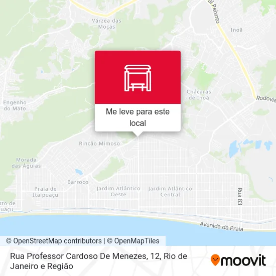 Rua Professor Cardoso De Menezes, 12 mapa