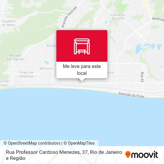 Rua Professor Cardoso Menezes, 37 mapa