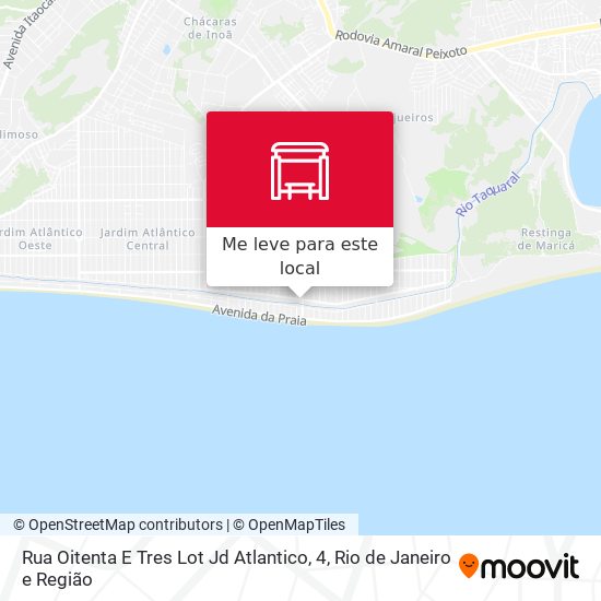 Rua Oitenta E Tres Lot Jd Atlantico, 4 mapa