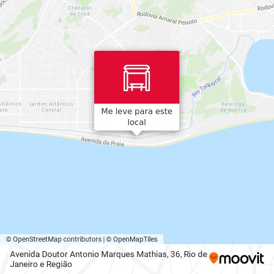 Avenida Doutor Antonio Marques Mathias, 36 mapa