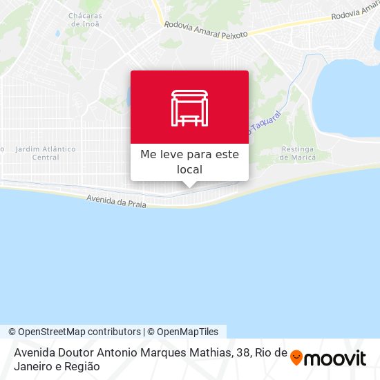 Avenida Doutor Antonio Marques Mathias, 38 mapa
