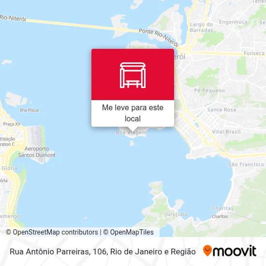 Rua Antônio Parreiras, 106 mapa