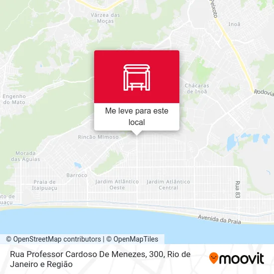 Rua Professor Cardoso De Menezes, 300 mapa