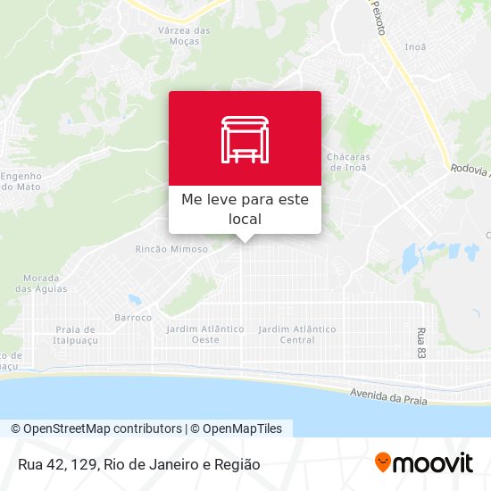 Rua 42, 129 mapa