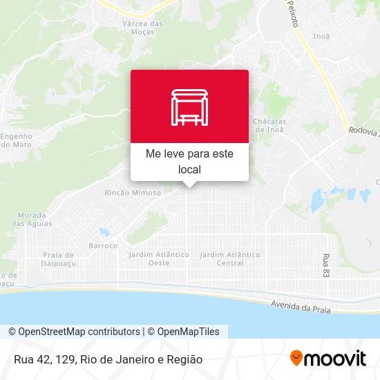 Rua 42, 129 mapa