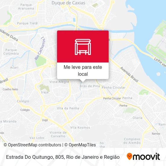 Estrada Do Quitungo, 805 mapa