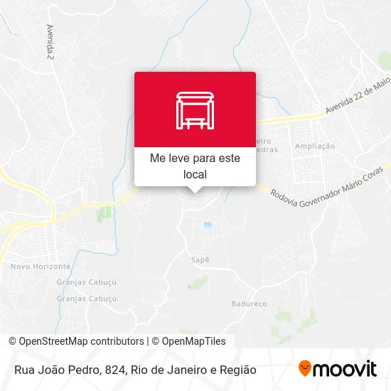 Rua João Pedro, 824 mapa