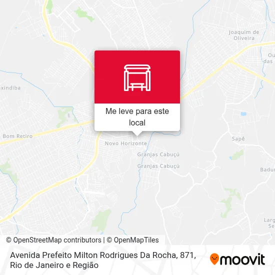 Avenida Prefeito Milton Rodrigues Da Rocha, 871 mapa