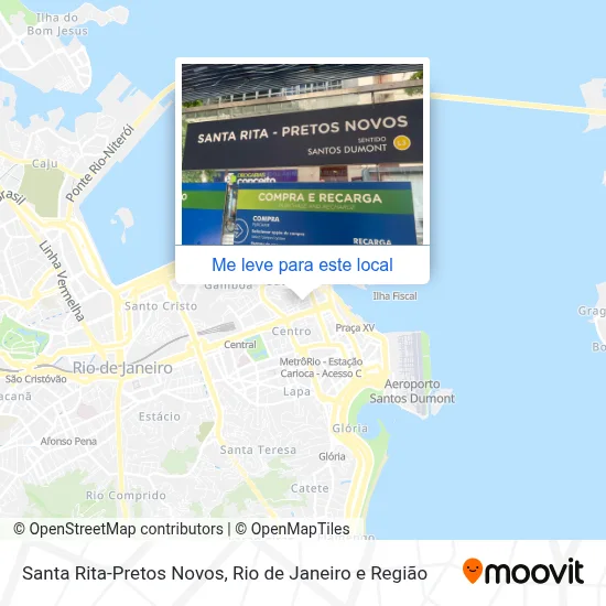 Santa Rita-Pretos Novos mapa