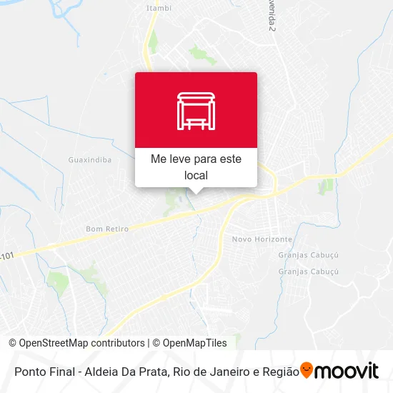 Ponto Final - Aldeia Da Prata mapa