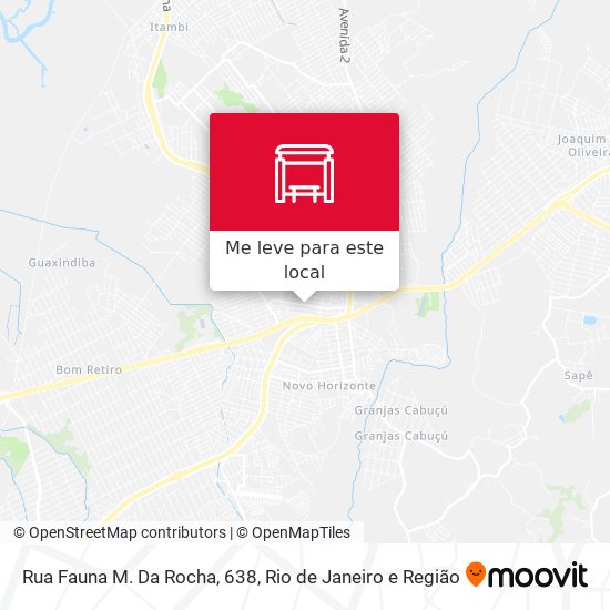Rua Fauna M. Da Rocha, 638 mapa
