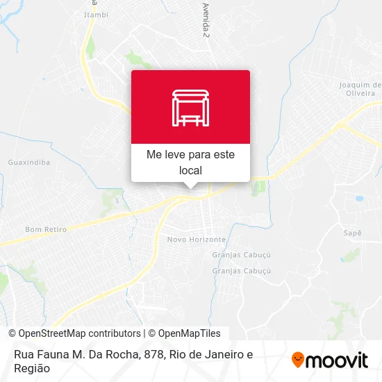 Rua Fauna M. Da Rocha, 878 mapa