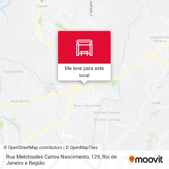 Rua Melchiades Carlos Nascimento, 129 mapa