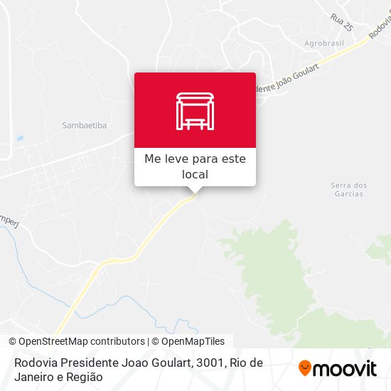 Rodovia Presidente Joao Goulart, 3001 mapa