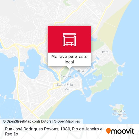 Rua José Rodrigues Povoas, 1080 mapa