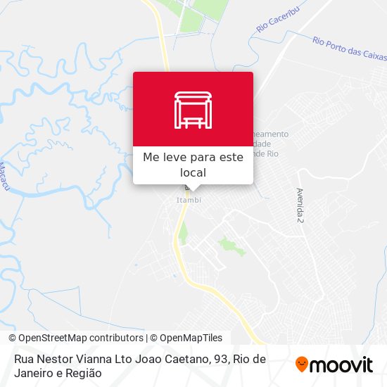 Rua Nestor Vianna Lto Joao Caetano, 93 mapa