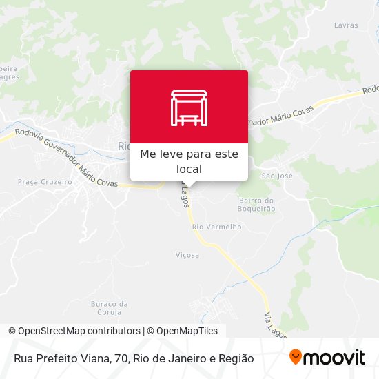 Rua Prefeito Viana, 70 mapa