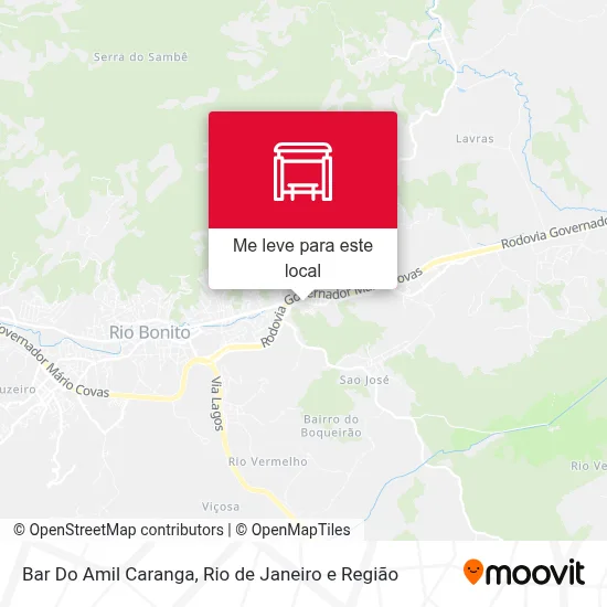 Bar Do Amil Caranga mapa