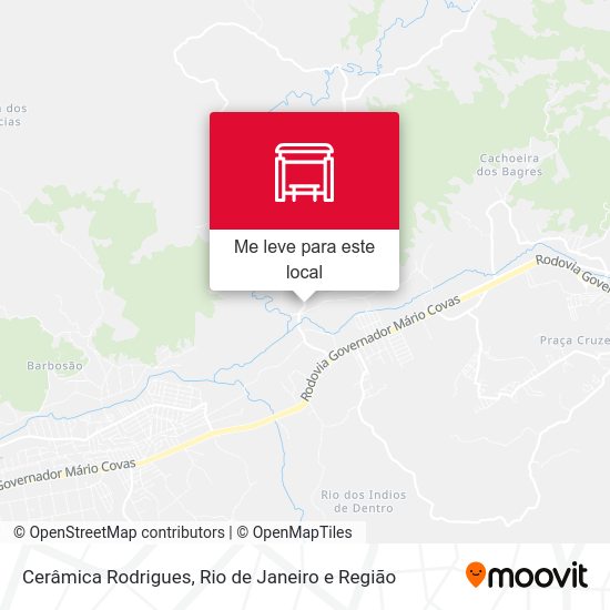 Cerâmica Rodrigues mapa