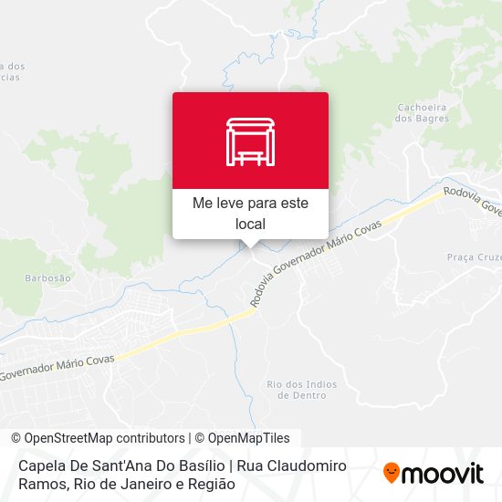 Capela De Sant'Ana Do Basílio | Rua Claudomiro Ramos mapa