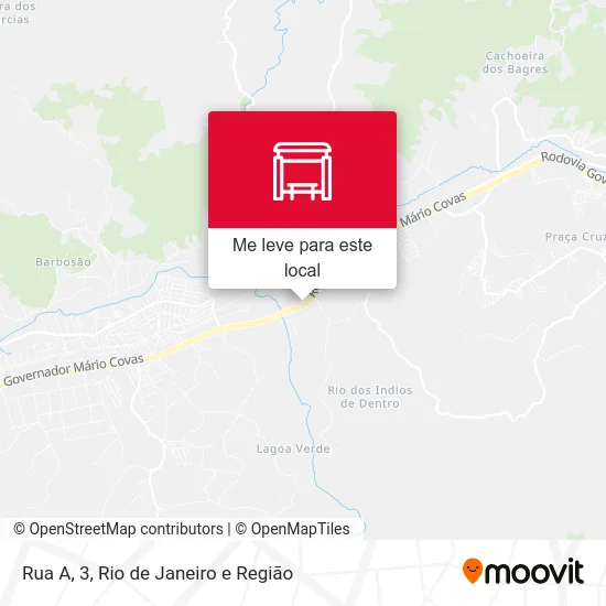 Rua A, 3 mapa