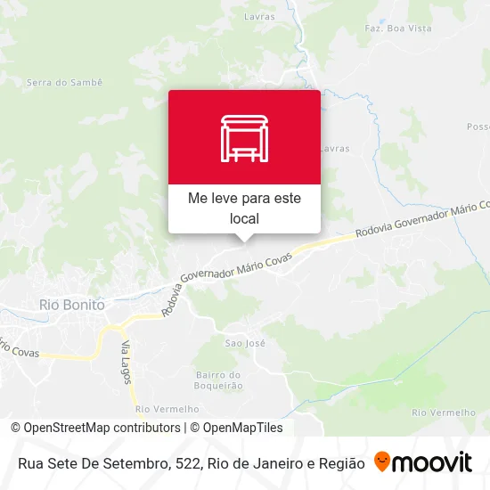 Rua Sete De Setembro, 522 mapa