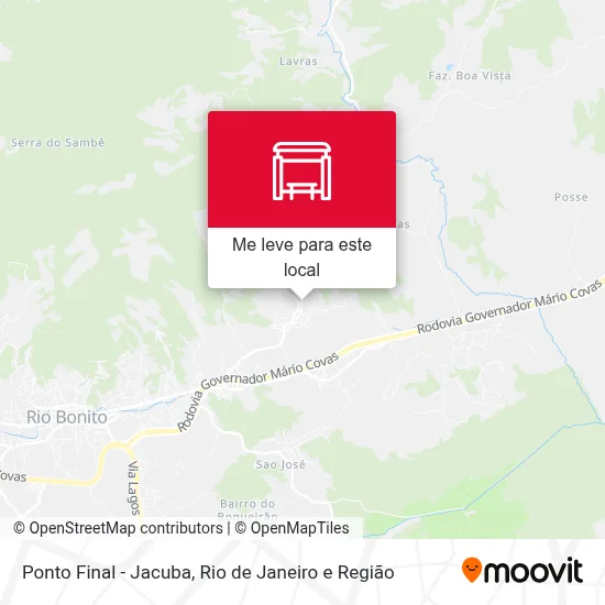 Ponto Final - Jacuba mapa