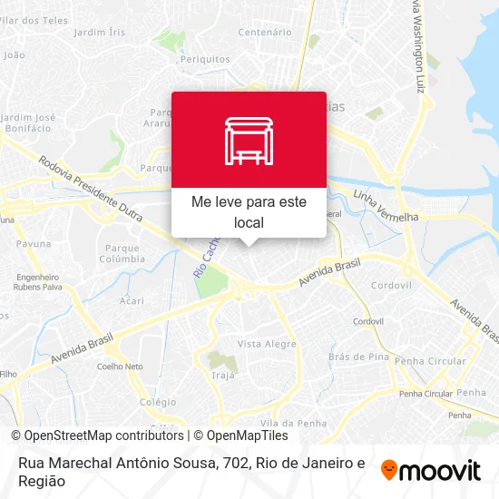 Rua Marechal Antônio Sousa, 702 mapa