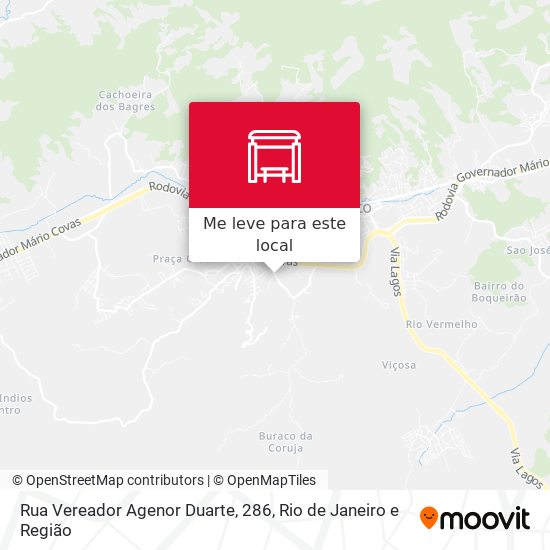 Rua Vereador Agenor Duarte, 286 mapa