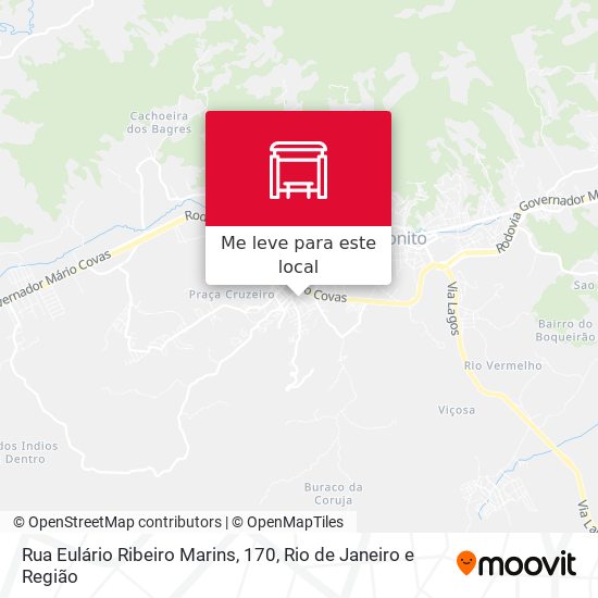 Rua Eulário Ribeiro Marins, 170 mapa