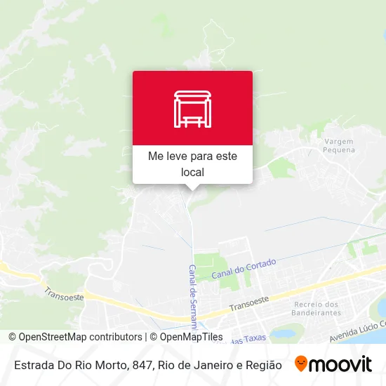 Estrada Do Rio Morto, 847 mapa