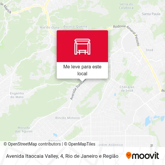Avenida Itaocaia Valley, 4 mapa