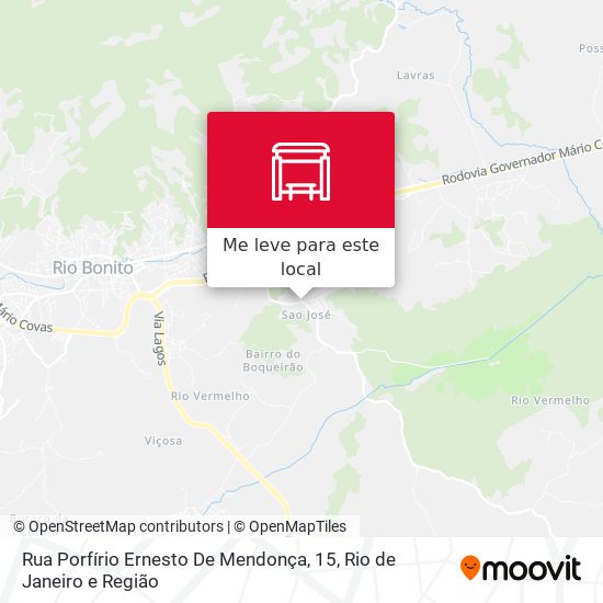 Rua Porfírio Ernesto De Mendonça, 15 mapa