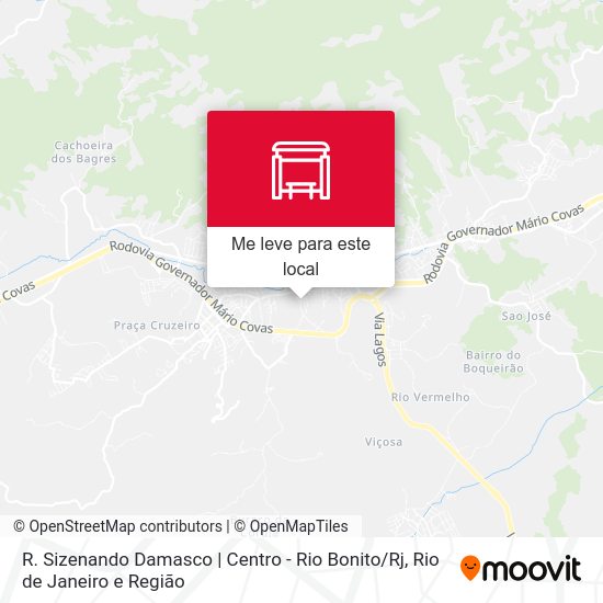 R. Sizenando Damasco | Centro - Rio Bonito / Rj mapa
