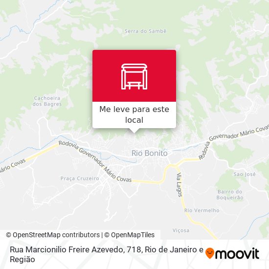 Rua Marcionilio Freire Azevedo, 718 mapa