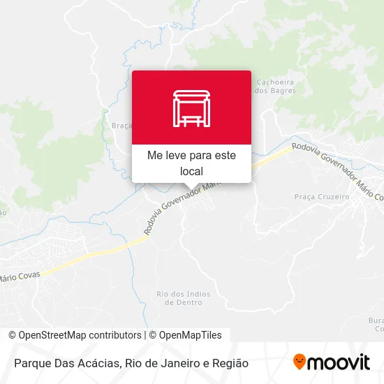 Parque Das Acácias mapa