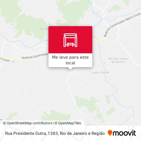 Rua Presidente Dutra, 1383 mapa