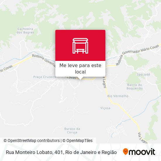 Rua Monteiro Lobato, 401 mapa